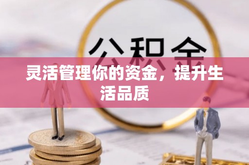 岳西灵活管理你的资金，提升生活品质