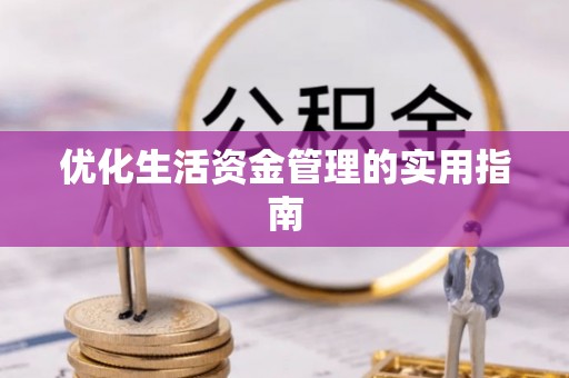 岳西优化生活资金管理的实用指南